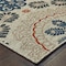 Homeroots 9 x 12 ft. Gray & Blue Floral Indoor & Outdoor Area Rug 388352 - alternate 4